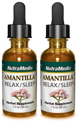 Amantilla Relax / Sleep Herbal Supplement - NutraMedix - 1 oz Bottle (Pack of 2) by Nutramedix -